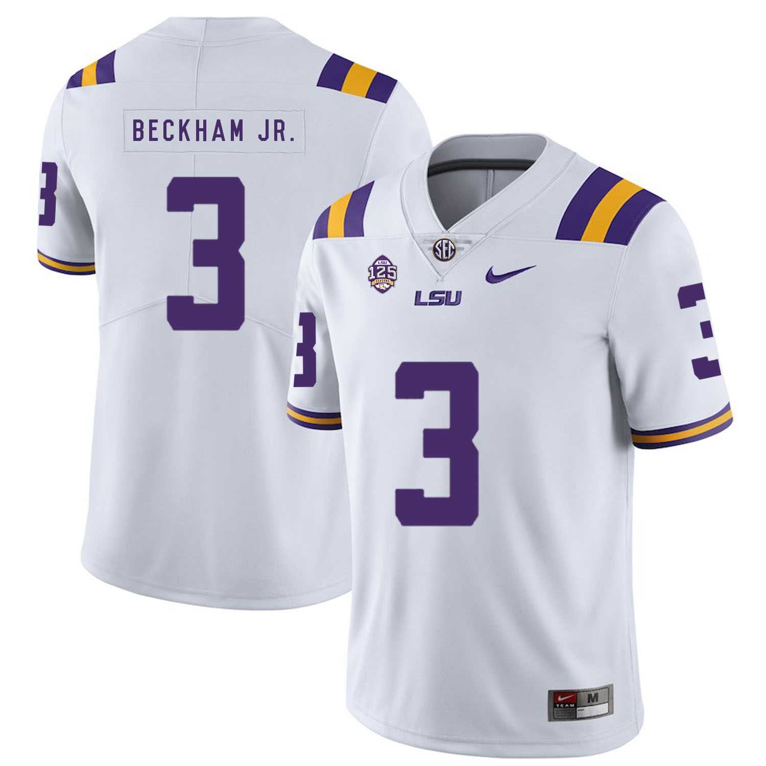 LSU Tigers 3 Odell Beckham Jr. White Nike College Football Jersey Dzhi,We sell and wholesale LSU Tigers 3 Odell Beckham Jr. White Nike College Football Jersey Dzhi on line form chian!